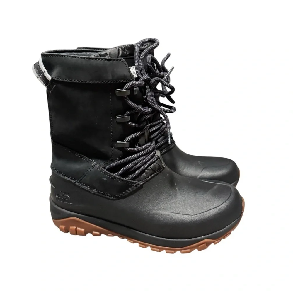 The North Face Yukiona Mid Boots Women's Winter Snow Boots Black TNF Size 8 NWT